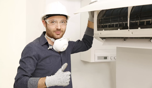 technician giving thumbs up